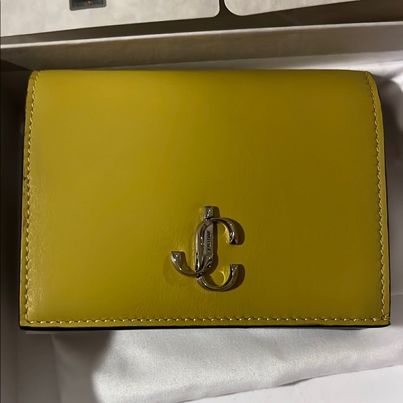 NWT Jimmy Choo Hanne Wallet in Citrus - Picture 2 of 6